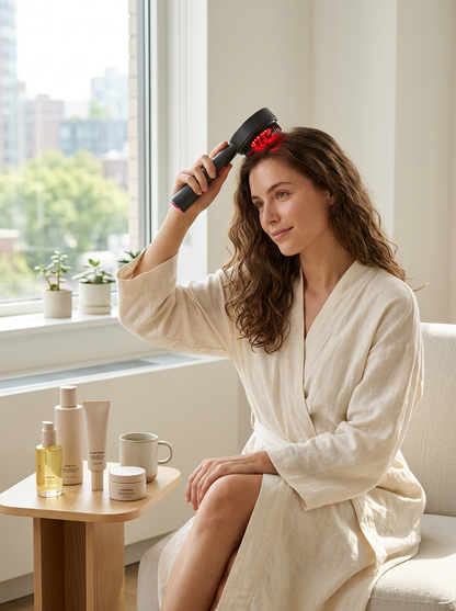 LumaHalo™ Red Light Hair Growth Scalp Comb