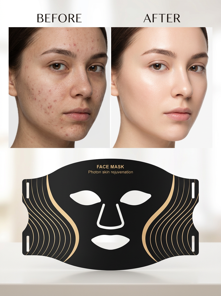LumaHalo™ LED Light Therapy Face Mask (7-Color Skin Therapy)