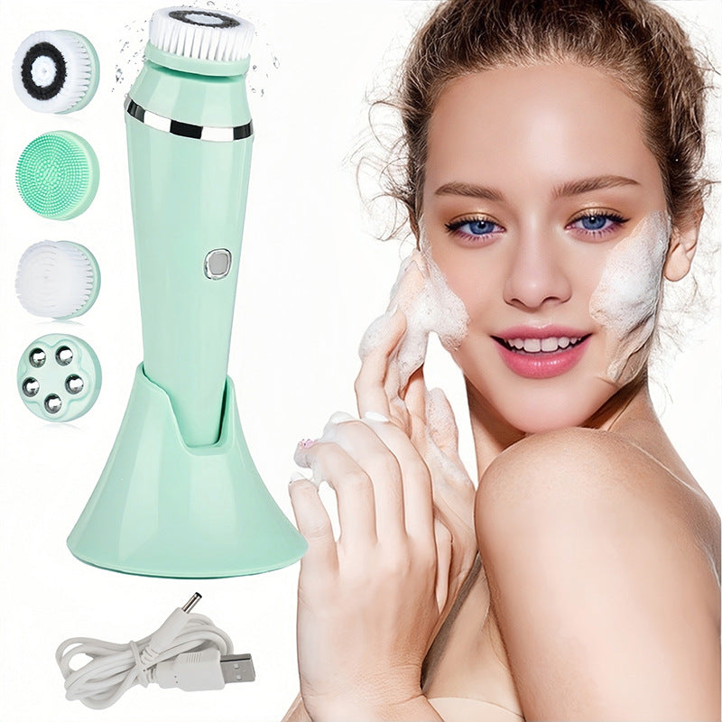 LumaGlow Electric Facial Cleansing Brush