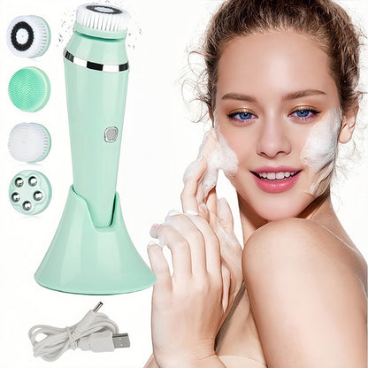 LumaGlow Electric Facial Cleansing Brush