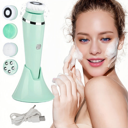 LumaGlow Electric Facial Cleansing Brush
