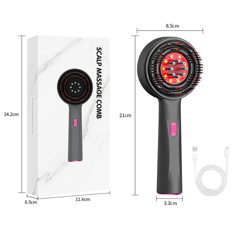 LumaHalo™ Red Light Hair Growth Scalp Comb