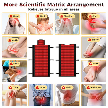 LumaHalo InfraGlow™ Full Body Red Light Therapy Blanket