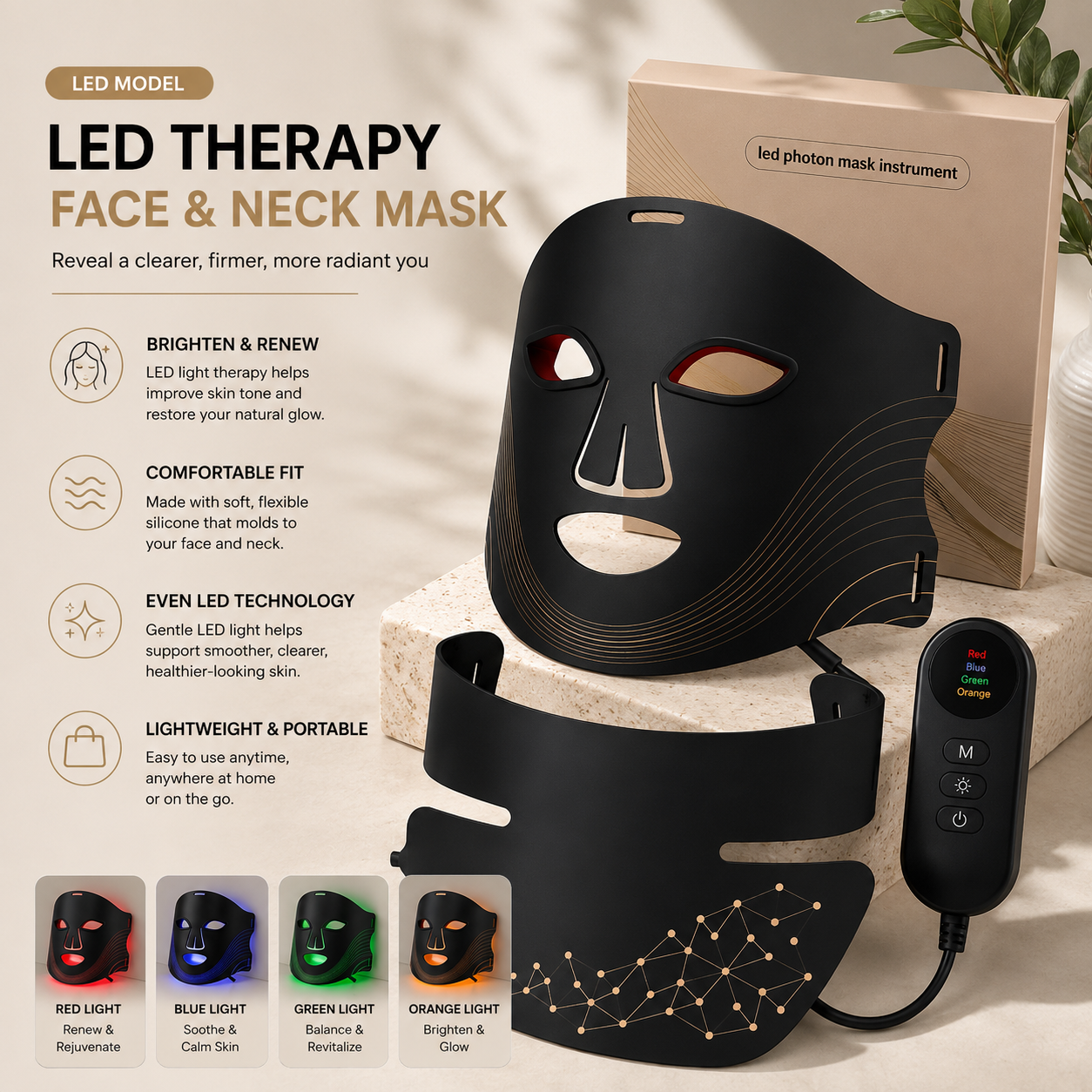 LumaHalo™ AuraLift Pro LED Therapy Mask