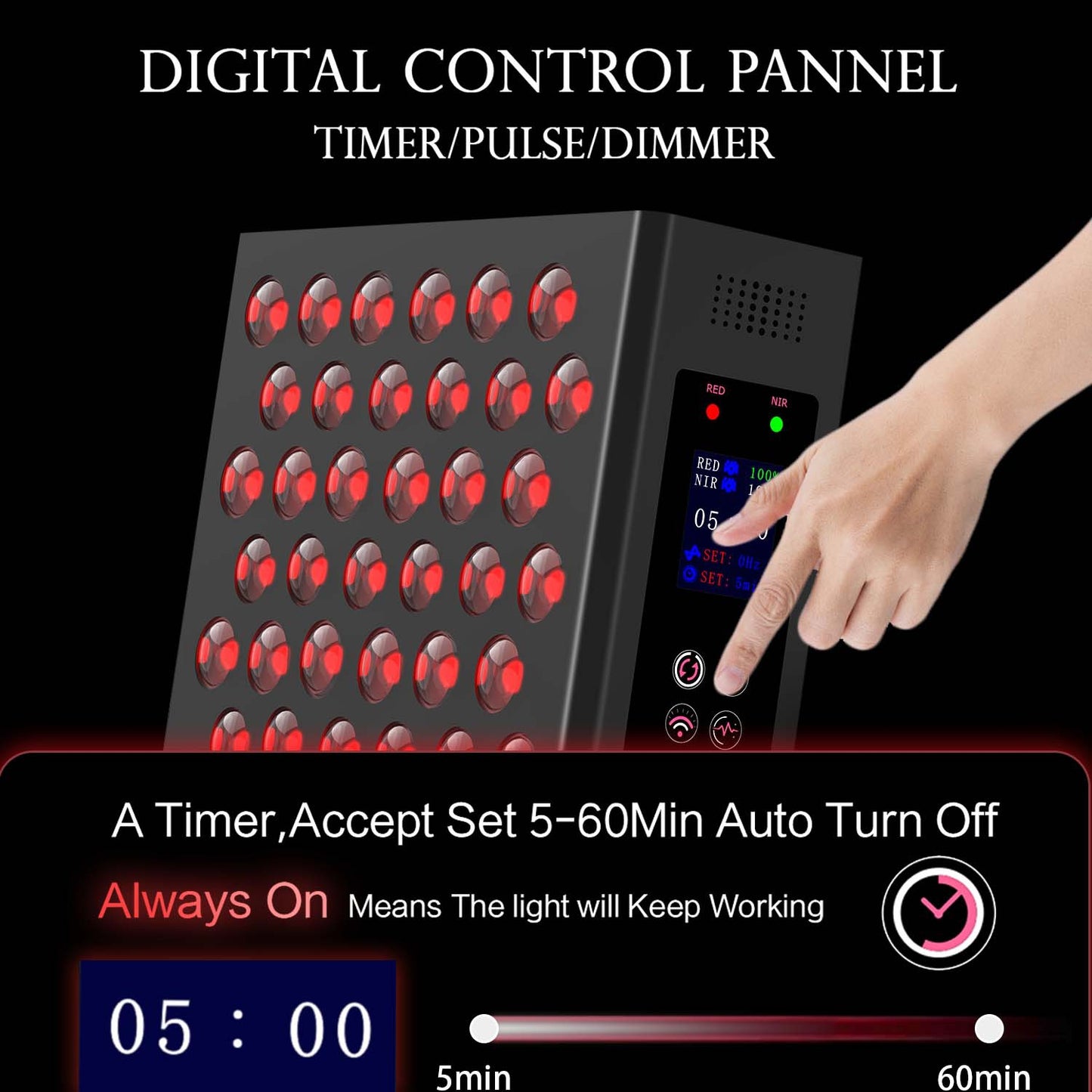 LumaHalo RadiancePro™ Red Light Therapy Panel