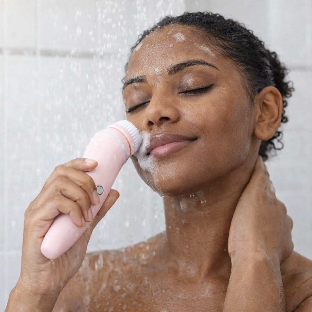 LumaGlow Electric Facial Cleansing Brush