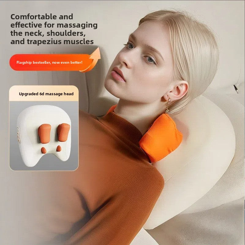 LumaRelief Rechargeable Neck & Shoulder Massager with Heat Therapy