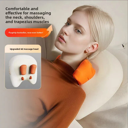 LumaRelief Rechargeable Neck & Shoulder Massager with Heat Therapy