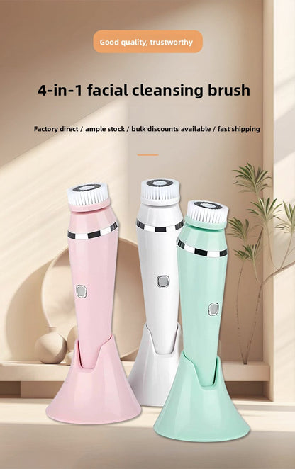 LumaGlow Electric Facial Cleansing Brush