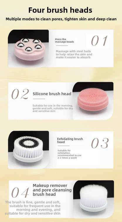 LumaGlow Electric Facial Cleansing Brush