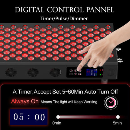 LumaHalo RadiancePro™ Elite Full Body Red Light Therapy Panel